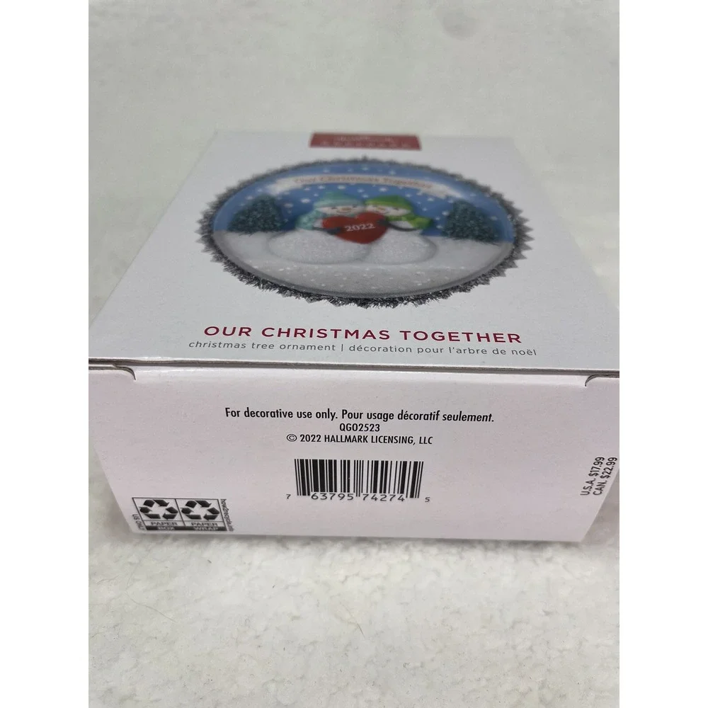Hallmark Keepsake 2022 Our Christmas Together‎ Ornament NIB